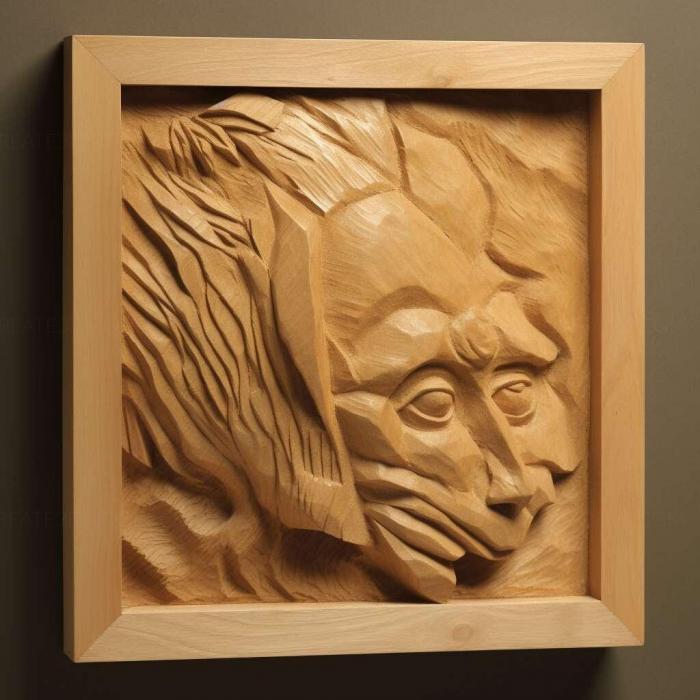 نموذج ثلاثي الأبعاد لآلة CNC 3D Art 